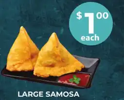 Food World Supermarket LARGE SAMOSA offer