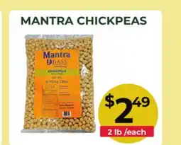 Food World Supermarket MANTRA CHICKPEAS offer