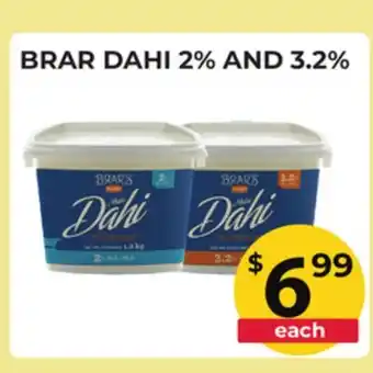 Food World Supermarket BRAR DAHI 2% AND 3.2% offer