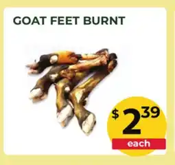 Food World Supermarket GOAT FEET BURNT offer