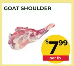 Food World Supermarket GOAT SHOULDER offer