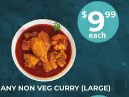 Food World Supermarket ANY NON VEG CURRY (LARGE) offer