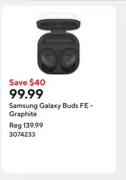Staples Samsung Galaxy Buds FE - Graphite offer