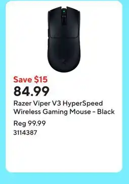 Staples Razer Viper V3 HyperSpeed Wireless Gaming Mouse - Black offer