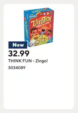 Staples THINK FUN - Zingo! offer