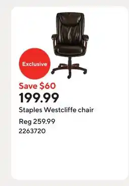 Staples Staples Westcliffe chair offer