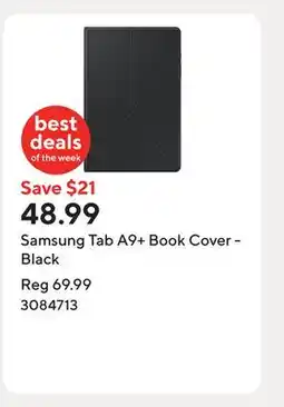Staples Samsung Tab A9+ Book Cover - Black offer