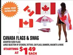 Len's Mill Stores CANADA FLAGS & SWAG offer