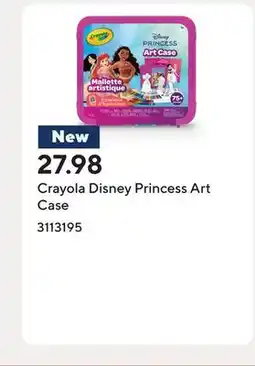 Staples Crayola Disney Princess Art Case offer