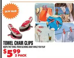 Len's Mill Stores TOWEL CHAIR CLIPS offer