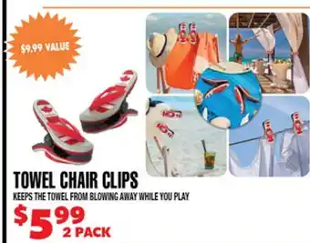 Len's Mill Stores TOWEL CHAIR CLIPS offer