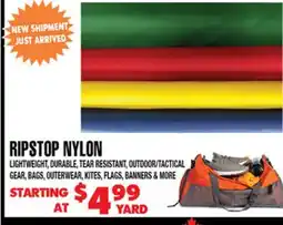 Len's Mill Stores RIPSTOP NYLON offer