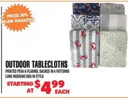 Len's Mill Stores OUTDOOR TABLECLOTHS offer