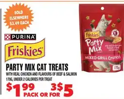 Len's Mill Stores FRISKIES PARTY MIX CAT TREATS offer