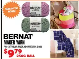 Len's Mill Stores BERNAT MAKER YARN offer