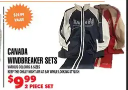 Len's Mill Stores CANADA WINDBREAKER SETS offer