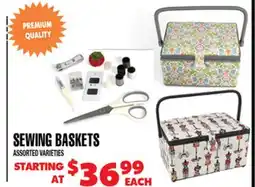 Len's Mill Stores SEWING BASKETS offer