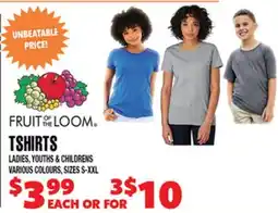 Len's Mill Stores FRUIT THE OF LOOM TSHIRTS offer