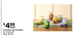 Michaels Summer Jar Candles by Ashland offer