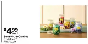 Michaels Summer Jar Candles by Ashland offer