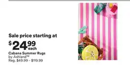 Michaels Cabana Summer Rugs by Ashland offer