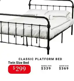 The Sleep Factory CLASSIC PLATFORM BED offer