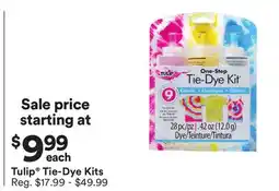 Michaels Tulip Tie-Dye Kits offer
