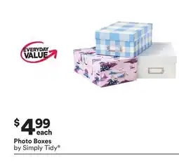 Michaels Photo Boxes by Simply Tidy offer