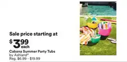 Michaels Cabana Summer Party Tubs by Ashland offer