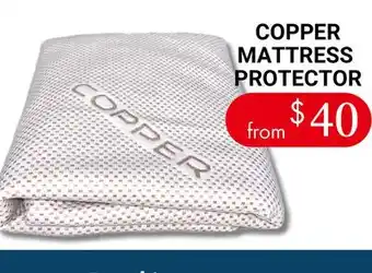The Sleep Factory COPPER MATTRESS PROTECTOR offer