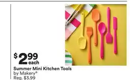 Michaels Summer Mini Kitchen Tools by Makery offer