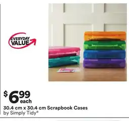 Michaels 30.4 cm x 30.4 cm Scrapbook Cases by Simply Tidy offer