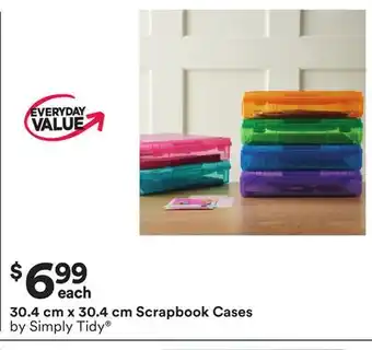 Michaels 30.4 cm x 30.4 cm Scrapbook Cases by Simply Tidy offer