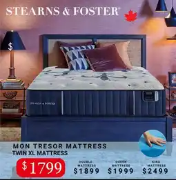 The Sleep Factory MON TRESOR MATTRESS TWIN XL MATTRESS offer