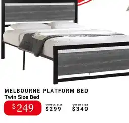 The Sleep Factory MELBOURNE PLATFORM BED offer