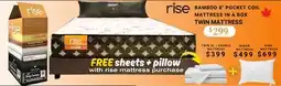 The Sleep Factory BAMBOO 8 POCKET COIL MATTRESS IN A BOX offer