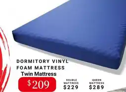 The Sleep Factory DORMITORY VINYL FOAM MATTRESS offer
