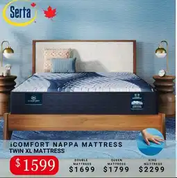 The Sleep Factory iCOMFORT NAPPA MATTRESS offer