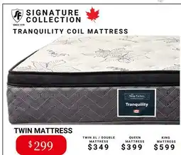 The Sleep Factory TRANQUILITY COIL MATTRESS offer