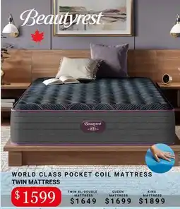The Sleep Factory WORLD CLASS POCKET COIL MATTRESS offer