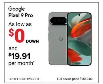 Visions Electronics Google Pixel 9 Pro offer