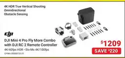 Visions Electronics CANON DJI Mini 4 Pro Fly More Combo with DJI RC 2 Remote Controller offer