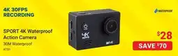 Visions Electronics SPORT 4K Waterproof Action Camera offer
