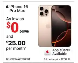Visions Electronics iPhone 16 Pro Max offer