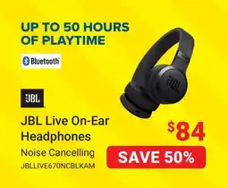 Visions Electronics JBL Live On-Ear Headphones offer