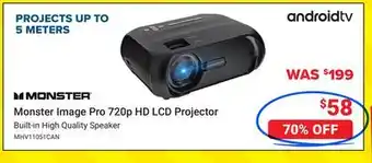 Visions Electronics Monster Image Pro 720p HD LCD Projector offer