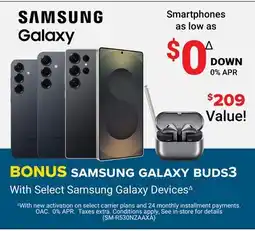 Visions Electronics BONUS Samsung Galaxy Buds FE With Select Samsung Galaxy DevicesΔ offer