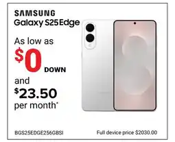 Visions Electronics Samsung Galaxy S25 Edge offer
