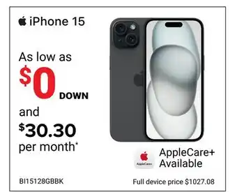 Visions Electronics iPhone 15 offer