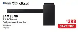Visions Electronics SAMSUNG 3.1. 2-Channel Dolby Atmos Soundbar offer
